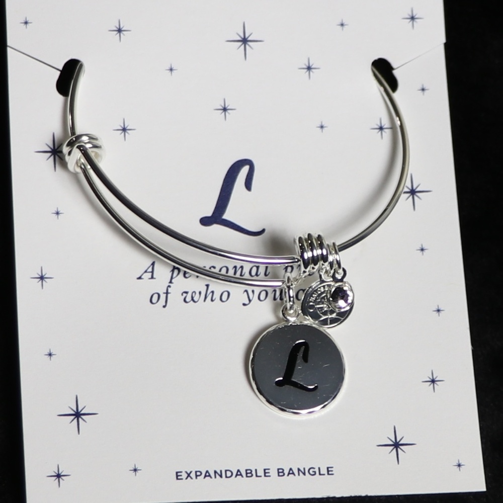 HALOS & GLORIES Bracelet letter L